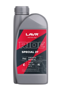 Моторное масло Lavr Moto Ride Special 2T FD 1л. Ln7743