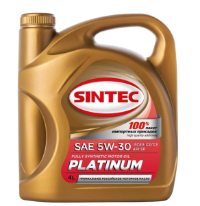 Моторное масло Sintec Platinum 7000 SAE 5W30 C3 4 л
