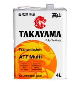 Масло трансмиссионное TAKAYAMA Transmission ATF Multi 4 л металл