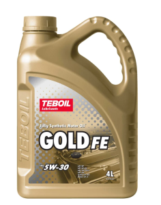 Моторное масло Teboil Gold FE 5W-30 к. 4 л + 1л Акция