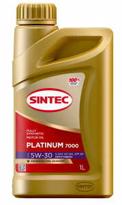 Моторное масло Sintec Platinum 7000 SAE 5W30 GF-6A 1 л 