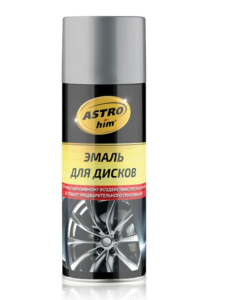 Эмаль ASTROHIM AC602 для дисков, черная, аэрозоль, 520 мл