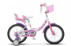 Велосипед Stels Echo 16" белый/розовый 9.5"