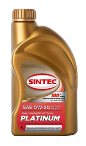 Моторное масло Sintec Premium SAE 0W20 SP/CF, C5 синт., 1 л