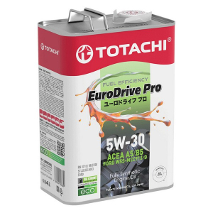 Моторное масло TOTACHI Eurodrive Pro FE Fully Synthetic A5/B5 5W-30 4 л + фонарик в подарок
