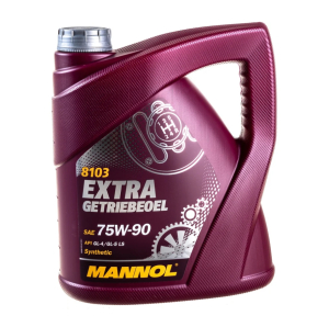 Масло трансмиссионное Mannol Extra Getriebeoel LS 75W90, синт. 4 л, GL-4/GL-5 1353 Германия 