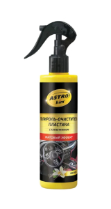 Очиститель пластика Astrohim AC3201, матовый, Ваниль, спрей 250 мл