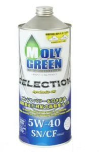 Моторное масло MolyGreen Selection SN/CF 5w40 1 л 
