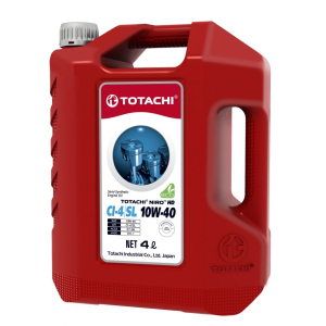 Моторное масло TOTACHI NIRO HD Semi-SYNTHETIC 10W-40 API CI-4/SL 4 л