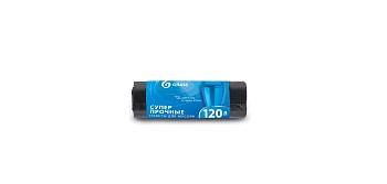 Мешок для мусора ПНД в рулоне 120л. 65*105 19 мкр. (черный) (рул. 15 шт)