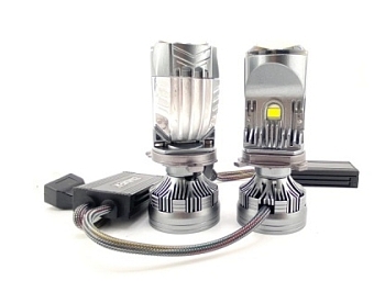 Лампа Blick 12-24 Вт H4-M01U LED 6500K линза, комплект 2 шт. 