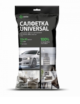 Салфетка из микрофибры 320 г/м 35*40 см, набор 10 шт. GRASS